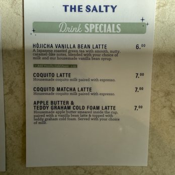 The Salty Donut - Menu (specials) - Donuts Near Me - Charlotte, North Carolina The Salty Donut - Menu (specials) - Donuts Near Me - Charlotte, North Carolina