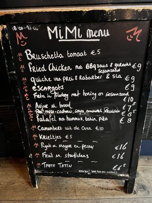 Menu photo 1 Bar Mimi Amsterdam, NH