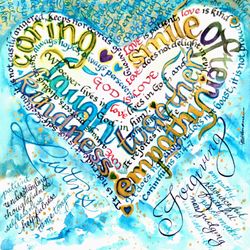 Mary Anne Kinane Art - Meaning of Love
Medium: watercolor & ink
Size: 12 x 12
Price: $350