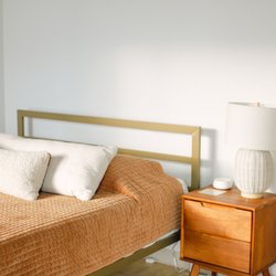 Enger Lofts Hotel, Shops & Apartments - Each hotel unit has giant windows and tall ceilings making the lofts very airy, elegant and modern.