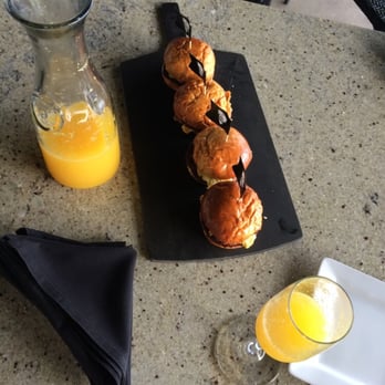 Topgolf - Chorizo sliders & mimosa carafe - Golf Near Me - Scottsdale, Arizona