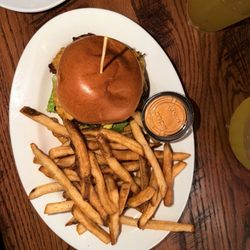 Chopped cheese with fries