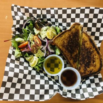Crazy Calamities - Grilled cheese and salad (not on the menu but they made it for me special) - Breakfast & Brunch Near Me - Virginia City, Nevada