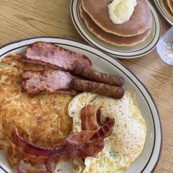 The Pancake House - Sampler Platter - Breakfast & Brunch Near Me - El Cajon, California The Pancake House - Sampler Platter - Breakfast & Brunch Near Me - El Cajon, California