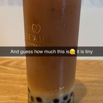Te'amo Boba Bar - Brown sugar black tea latte - Bubble Tea Near Me - Chicago, Illinois