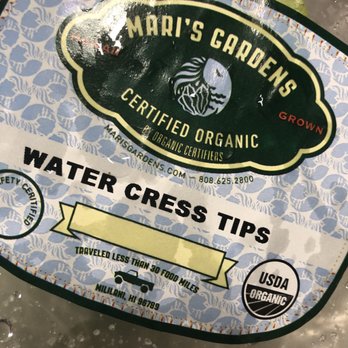 Local Inside CSA - Mililani's Mari's Gardens watercress tips. No roots, no waste! - CSA Near Me - Honolulu, Hawaii Local Inside CSA - Mililani's Mari's Gardens watercress tips. No roots, no waste! - CSA Near Me - Honolulu, Hawaii