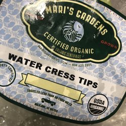 Local Inside CSA - Mililani's Mari's Gardens watercress tips. No roots, no waste!