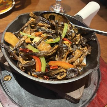 Yu By Sijie - Twin Pepper Wild Mushrooms - yummy but be careful not to eat a whole pepper - super spicy! - Chinese Near Me - Las Vegas, Nevada Yu By Sijie - Twin Pepper Wild Mushrooms - yummy but be careful not to eat a whole pepper - super spicy! - Chinese Near Me - Las Vegas, Nevada