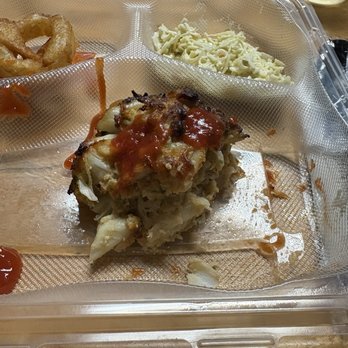 Costas Inn - A DEFINITELY DELICIOUS 8 OUNCE CRAB CAKE - Seafood Near Me - Baltimore, Maryland