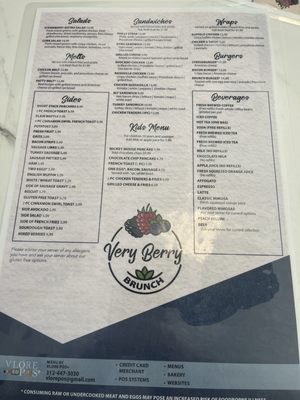 Menu photo 1 Very Berry Brunch Lutz, FL