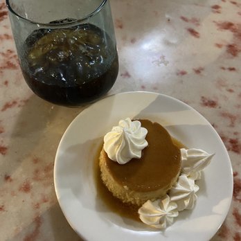 Terramar Restaurant - Flan was ok. Not that sweet like others - Puerto Rican Near Me - Boqueron, Puerto Rico