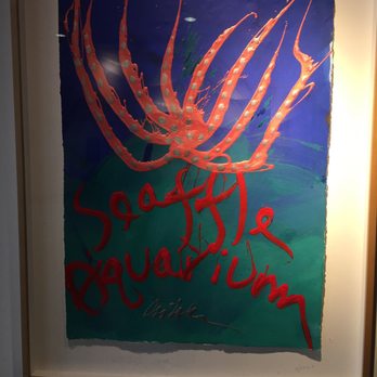 Seattle Aquarium - Chihuly drawing. - Aquariums Near Me - Seattle, Washington Seattle Aquarium - Chihuly drawing. - Aquariums Near Me - Seattle, Washington