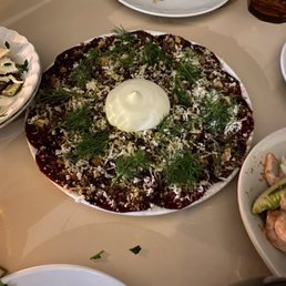 a pizza on a table