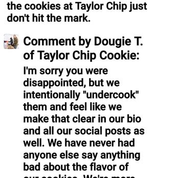 Taylor Chip Cookies - Screen shot - Desserts Near Me - Lancaster, Pennsylvania Taylor Chip Cookies - Screen shot - Desserts Near Me - Lancaster, Pennsylvania