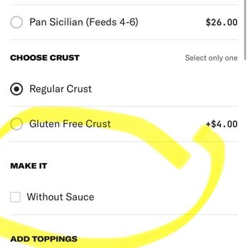 Pizzeria Vesuvio - Order to specify no sauce, but why if it supposedly comes that way?? - Pizza Near Me - Delray Beach, Florida