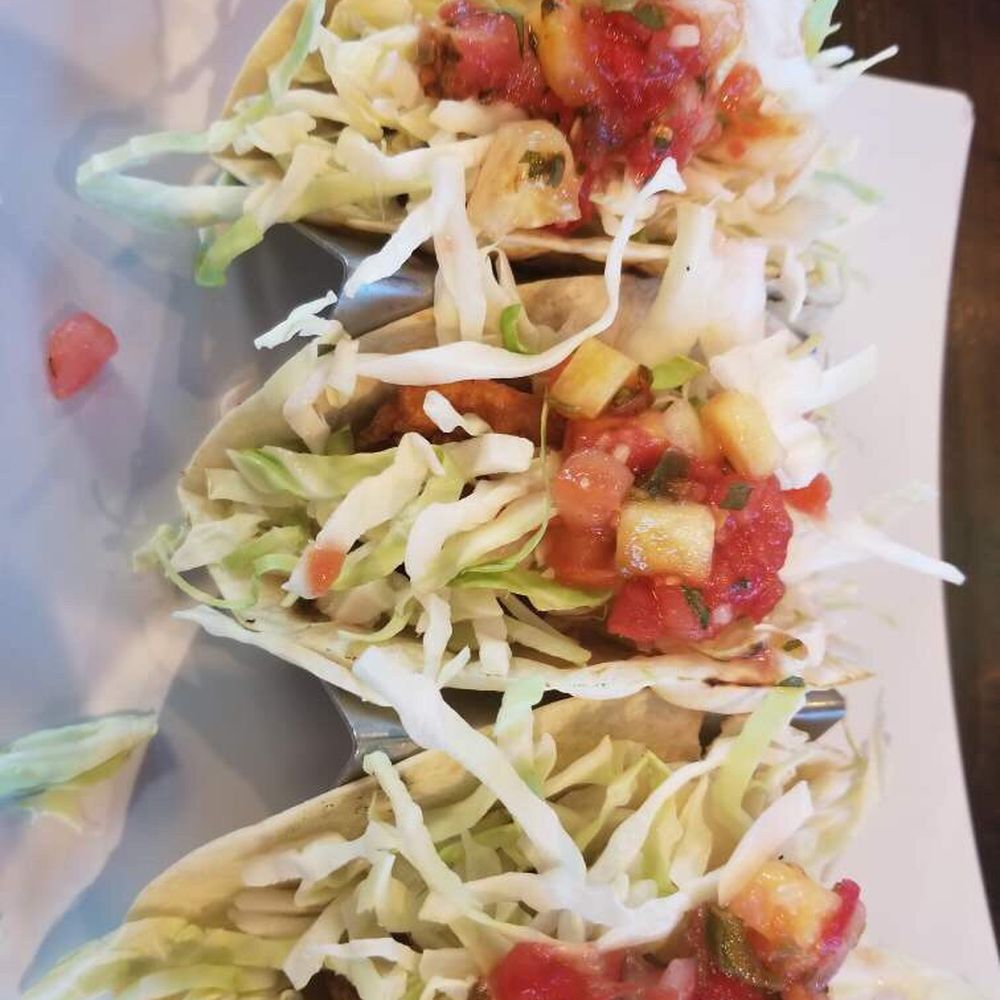 Corona Beach House - 3 shrimp tacos - American Near Me - Miami, Florida Corona Beach House - 3 shrimp tacos - American Near Me - Miami, Florida