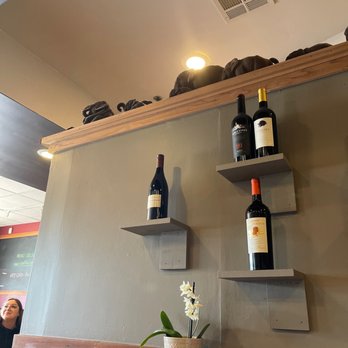 Ocean Thai Cuisine - bottles of wine on shelves - Thai Near Me - Oceanside, California Ocean Thai Cuisine - bottles of wine on shelves - Thai Near Me - Oceanside, California