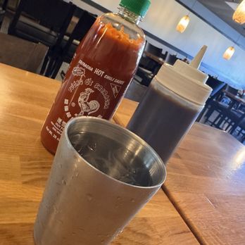 Pho Saigon Bay - Lodi - Table and water vessel - Vietnamese Near Me - Lodi, California Pho Saigon Bay - Lodi - Table and water vessel - Vietnamese Near Me - Lodi, California