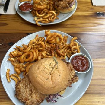Arbor - Chicken sandwich and curly fries - Burgers Near Me - San Francisco, California