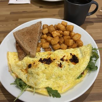 The Potato Sack - Arugula Ham and Cheese Omelette. Bomb! - Breakfast & Brunch Near Me - Los Angeles, California The Potato Sack - Arugula Ham and Cheese Omelette. Bomb! - Breakfast & Brunch Near Me - Los Angeles, California