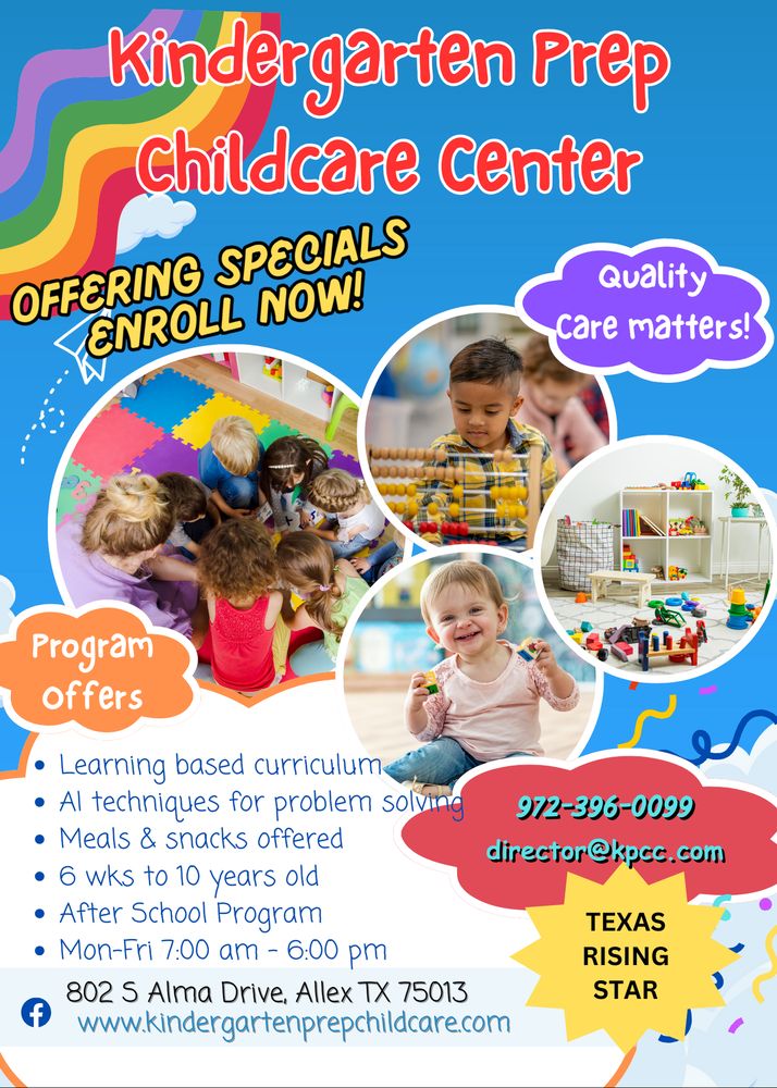 Kindergarten Prep Child Care Center - childcare center in Allen, TX