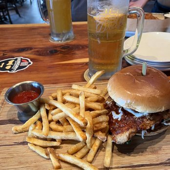 Twin Peaks - Nashville Hot Chicken Sandwich - Sports Bars Near Me - Broomfield, Colorado Twin Peaks - Nashville Hot Chicken Sandwich - Sports Bars Near Me - Broomfield, Colorado