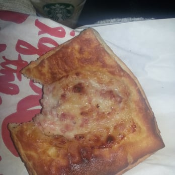 Starbucks - I couldn't help but take a bite first. Ham and cheese square - Coffee & Tea Near Me - Rancho Cucamonga, California Starbucks - I couldn't help but take a bite first. Ham and cheese square - Coffee & Tea Near Me - Rancho Cucamonga, California