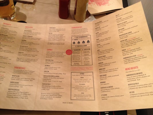 Menu photo 6 New York Burger Madrid, M Menu photo 6 New York Burger Madrid, M