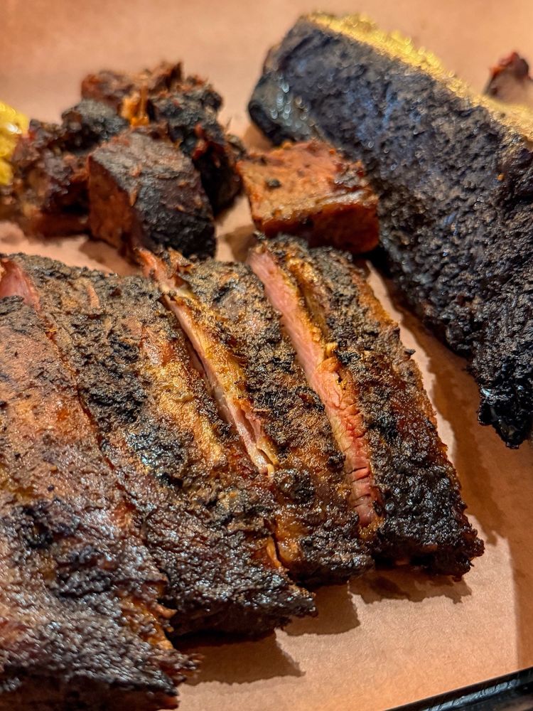 Food from Riot BBQ