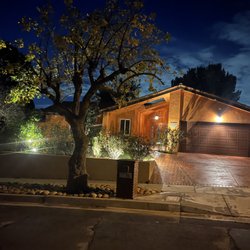 Chryssa Lightheart - Front of house at night