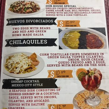 Los Alambres - Menu - Mexican Near Me - Vancouver, Washington