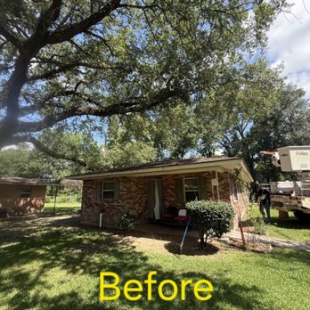 Joey Brown Tree Service - Customer needed the trees trimmed up above the house. - Tree Services Near Me - Livingston, Texas Joey Brown Tree Service - Customer needed the trees trimmed up above the house. - Tree Services Near Me - Livingston, Texas