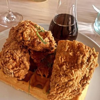Juniper - Chicken and waffles - New American Near Me - Westbury, New York