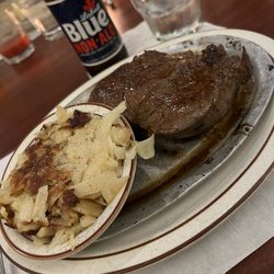 Rene's Dining Room - Tenderloin 10oz with Hash Browns