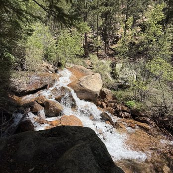 Seven Bridges - Oooo, ahhh waterfall - Hiking Near Me - Colorado Springs, Colorado Seven Bridges - Oooo, ahhh waterfall - Hiking Near Me - Colorado Springs, Colorado