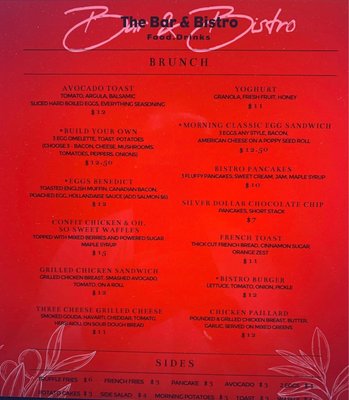 Menu photo 1 The Bar and Bistro Dayton, OH