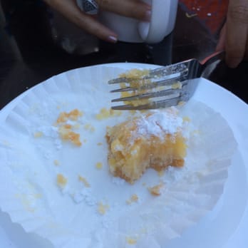 Joan's on Third - What's left from a very delish Lemmon bar. - Breakfast & Brunch Near Me - Los Angeles, California