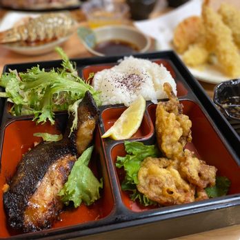 Restaurant Kunio - Miso Butterfish & Soft Shell Crab Bento - Japanese Near Me - Waipahu, Hawaii