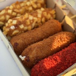 Hot Cheetos Pepper Jack Cheese Dog