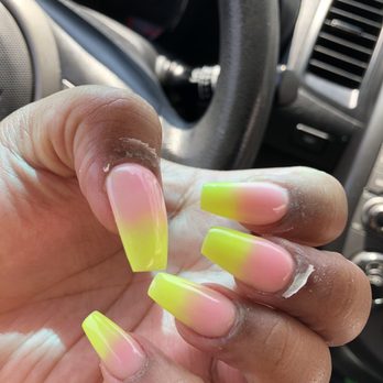 Utopia Nail & Spa - Leaving the salon he didn't get the residue off - Nail Salons Near Me - Gardena, California