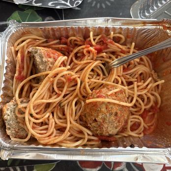 DeGidio's - Porchetta Meatballs with spaghetti noodles - Italian Near Me - Saint Paul, Minnesota DeGidio's - Porchetta Meatballs with spaghetti noodles - Italian Near Me - Saint Paul, Minnesota