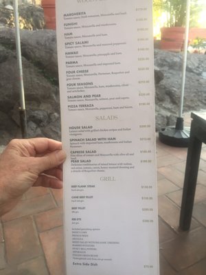 Menu photo 1 Terraza Trattoria Marfil, GUA
