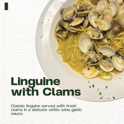 Table 42 - Linguini with clams