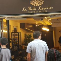 La Belle Liégeoise - A very popular place. They also have rolled ice cream.