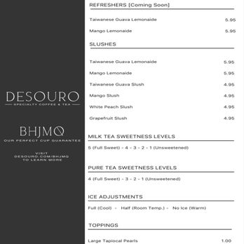 Desouro - Bubble Tea Near Me - Irvine, California Desouro - Bubble Tea Near Me - Irvine, California