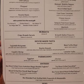 Cappella Restaurant - Menu - Italian Near Me - Needham, Massachusetts