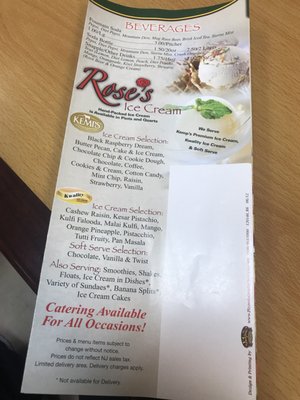Menu photo 7 Rose's Pizza and Ice Cream Edison, NJ Menu photo 7 Rose's Pizza and Ice Cream Edison, NJ