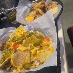 The Corner Bar & Grill - Nachos and wings