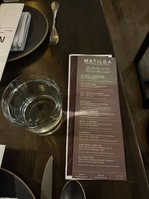 Menu photo 6 Matilda Chicago, IL