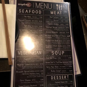 Anytime Kitchen  - Menu - Korean Near Me - New York, New York